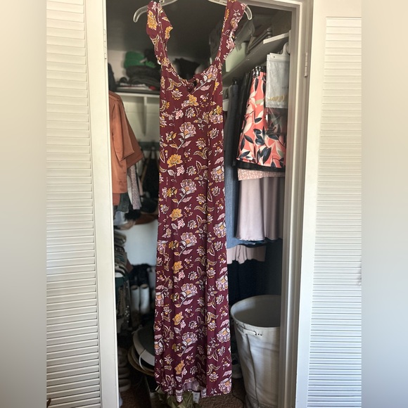 Lulus Floral Print Maxi Dress - Picture 6 of 8